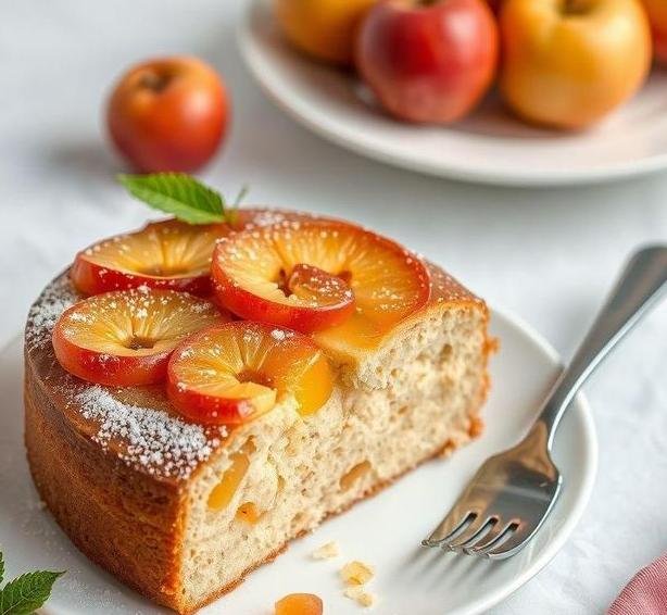 apple and apricot cake