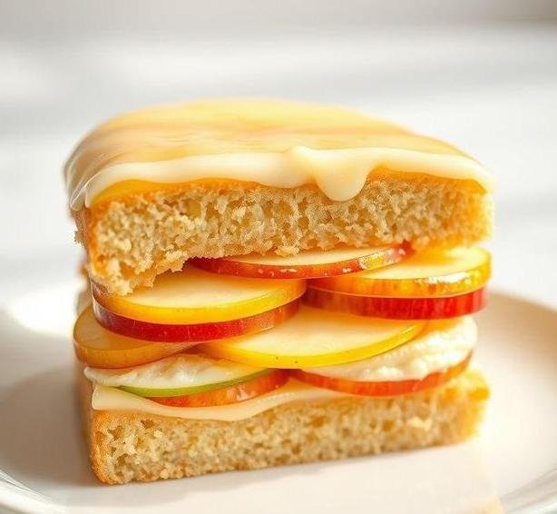apple and lemon sandwich cake