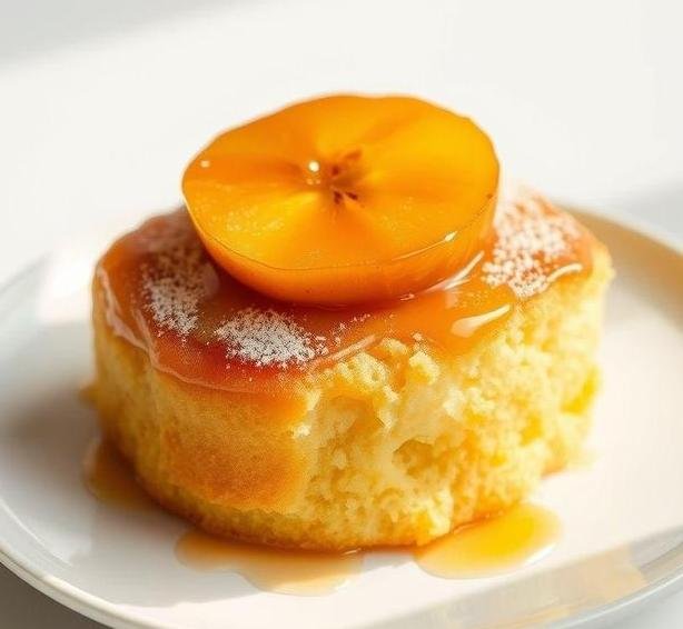 baked apple lemon sponge