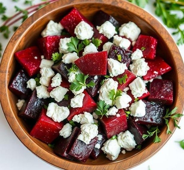 beetroot and feta salad
