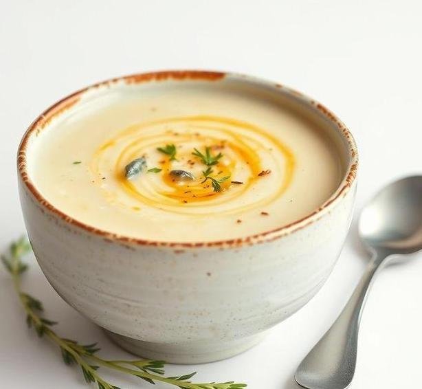 blue stilton and onion soup