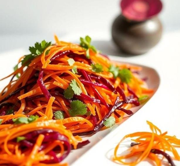 carrot and beetroot slaw