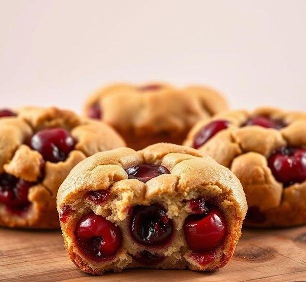 cherry rock cakes
