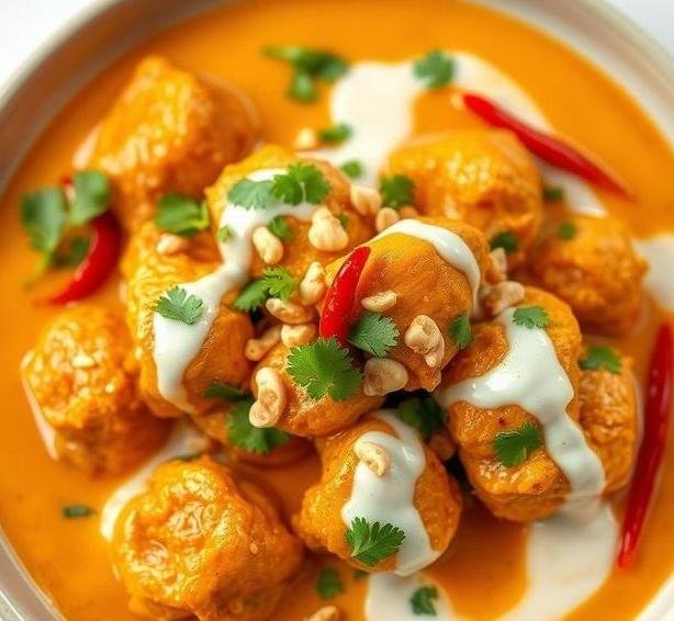 chicken satay style curry