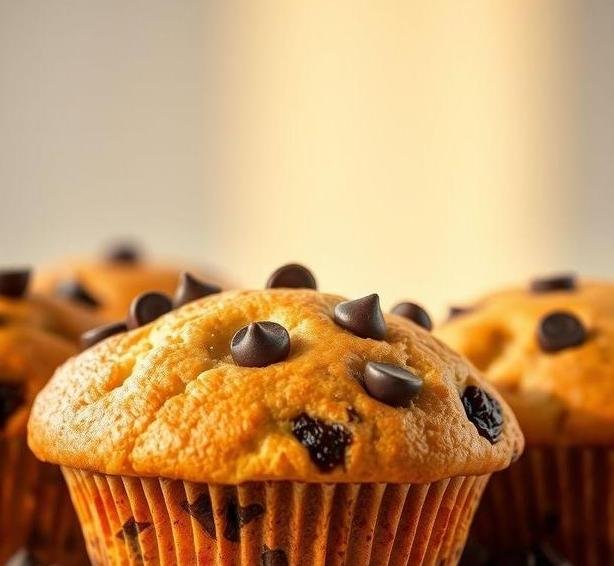 chocolate chip american muffins