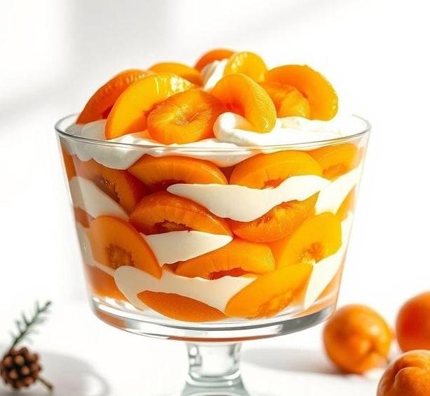 christmas apricot trifle