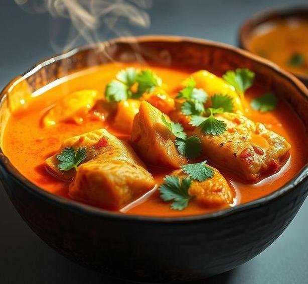fish curry with coconut milk