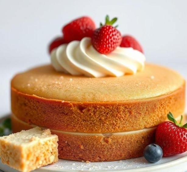 fresh cream sponge cake