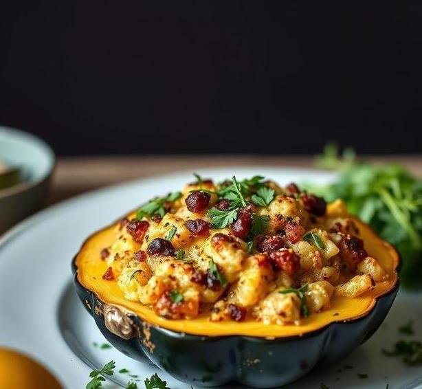 gardeners stuffed squash