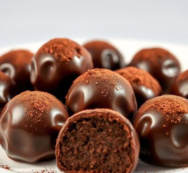 glorious chocolate truffle dessert