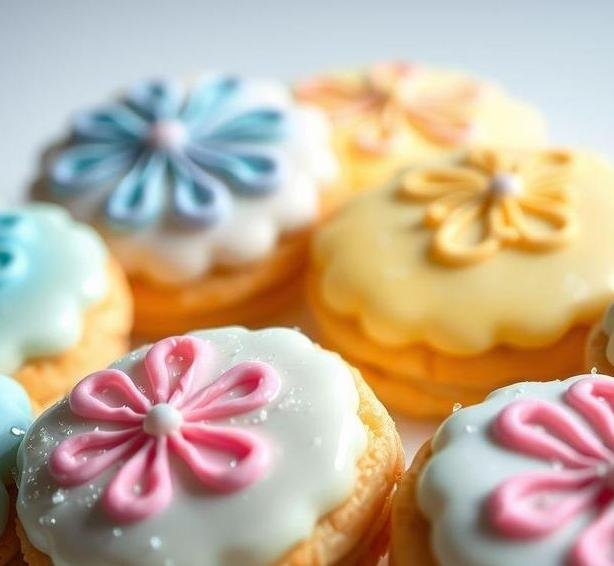 iced biscuits