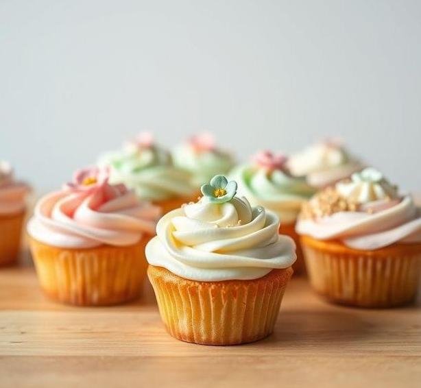 iced fairy cakes