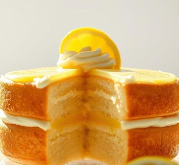 lemon victoria sponge