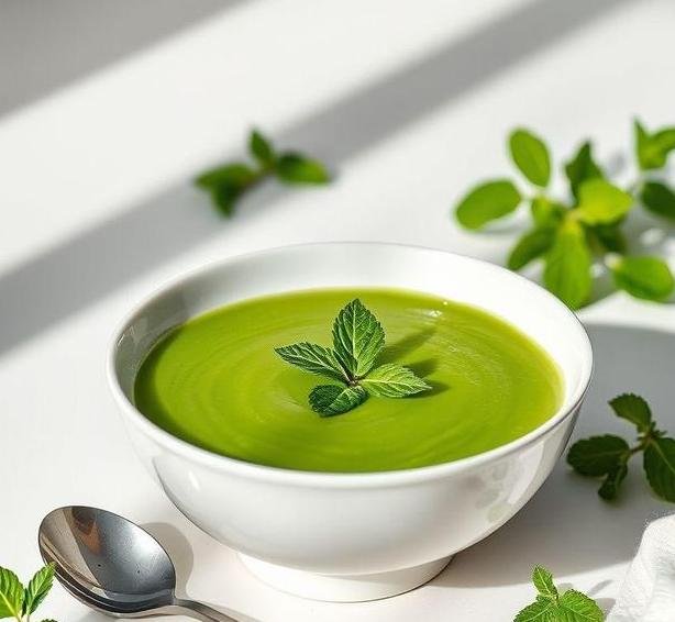 pea and mint soup recipe