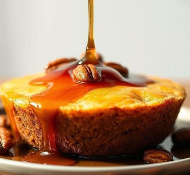 pecan and ginger syrup pudding recipe