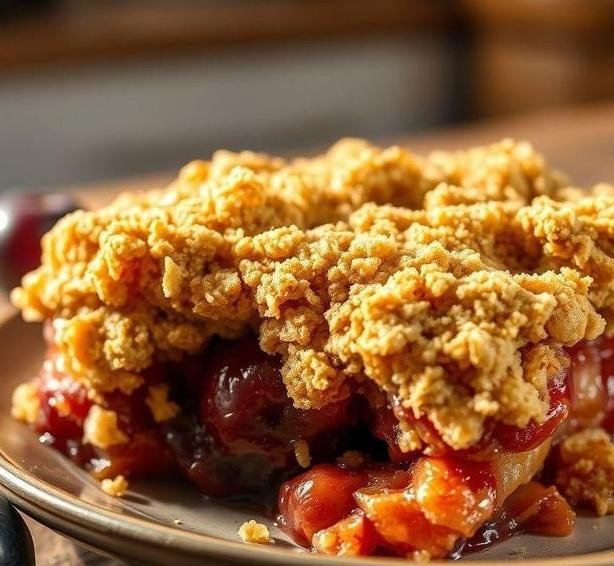 plum crumble recipe
