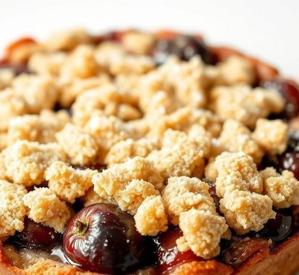 plum crumble cake