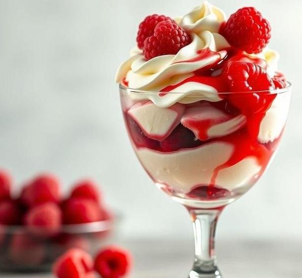 raspberry knickerbocker glory