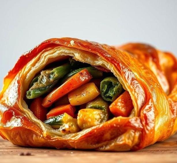 roasted vegetable wellington