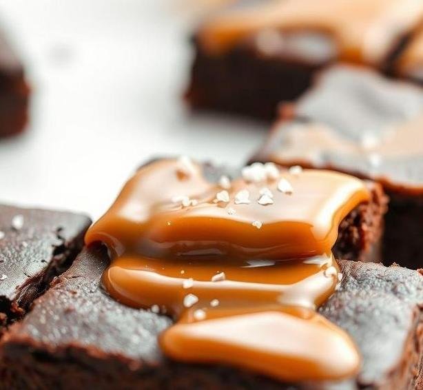 salted caramel brownies