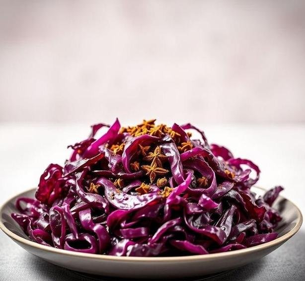 spiced red cabbage