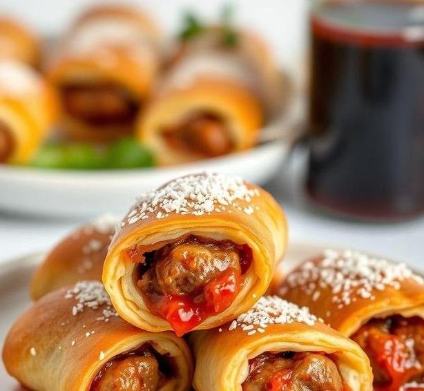 spicy sausage rolls