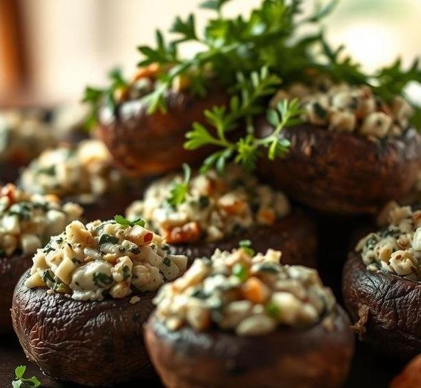stuffed mushrooms