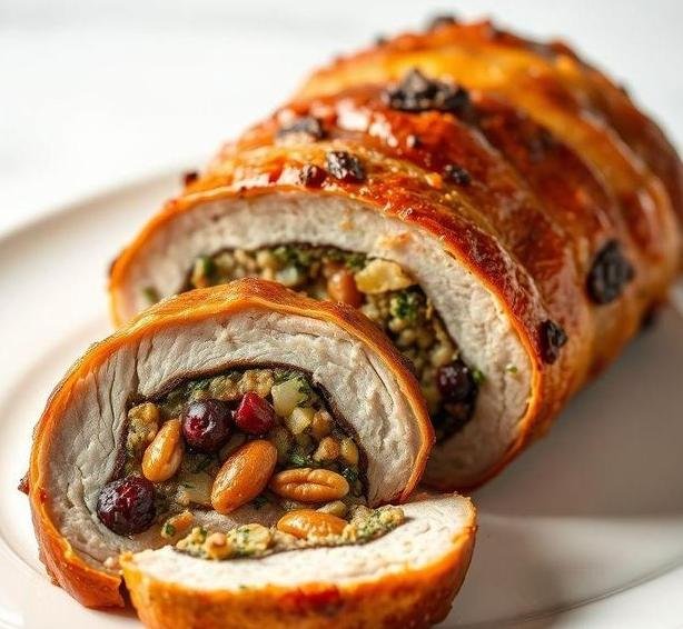 stuffed pork loin recipe