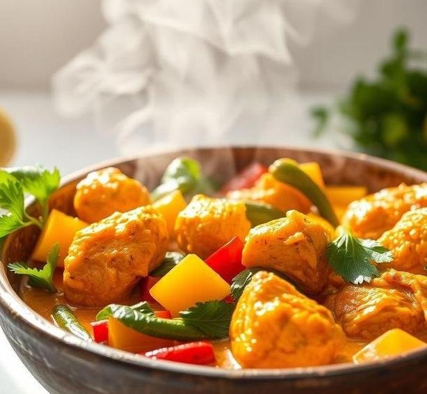 thai chicken and vegetable curry