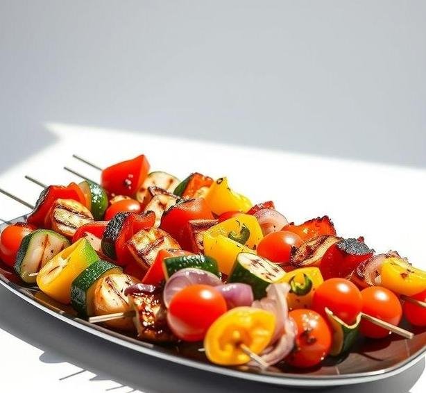 vegetable kebabs