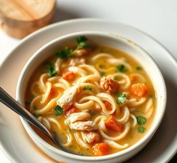 warming chicken noodle soup recipe